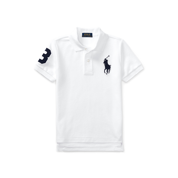 Big Pony Cotton Mesh Polo Shirt