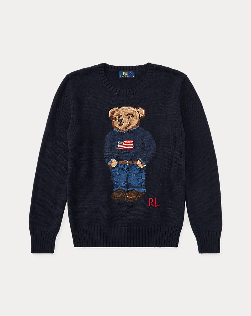 Polo Bear Cotton Sweater Boys 8-20 1