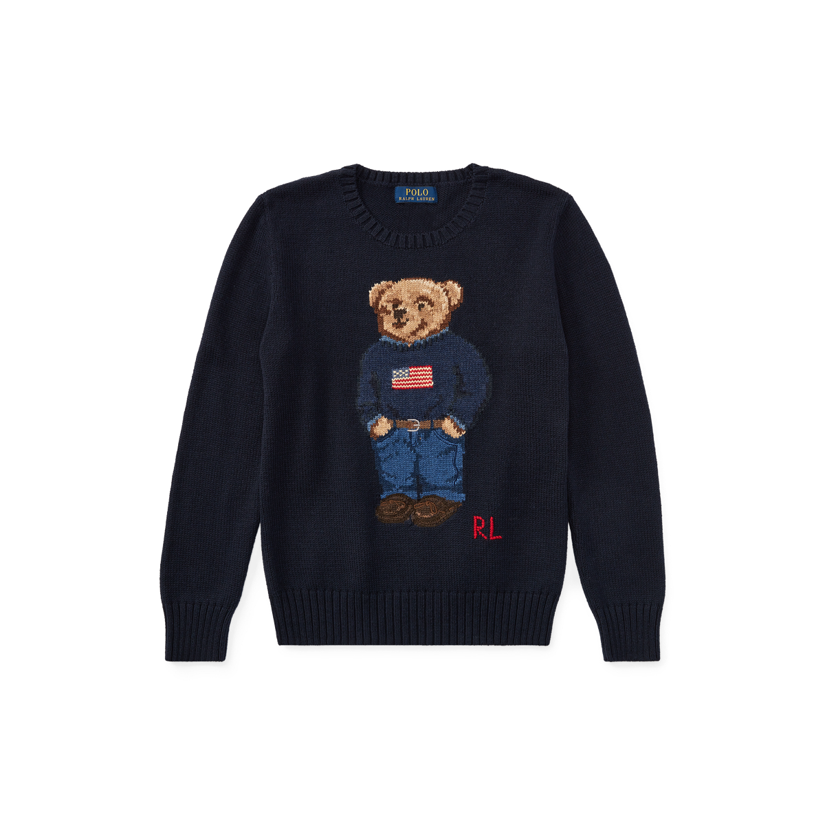 Boys 8-20 Polo Bear Cotton Sweater | Ralph Lauren
