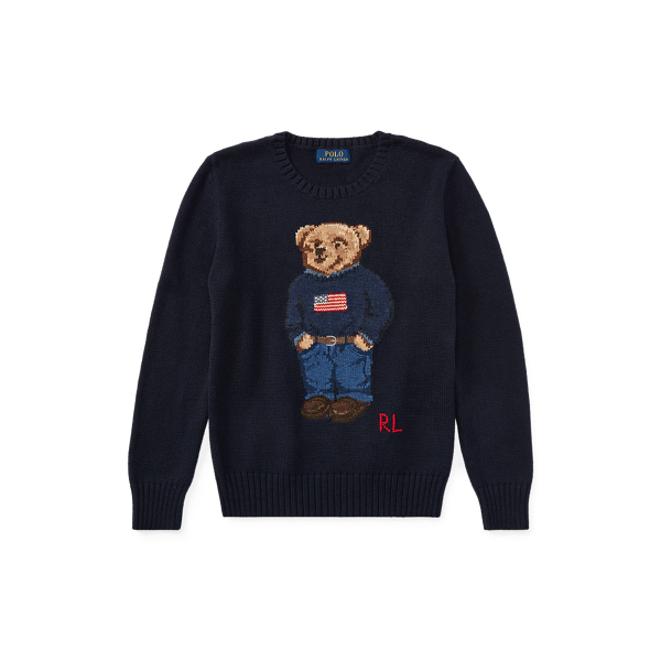 Polo Bear Cotton Jumper | Ralph Lauren® Australia