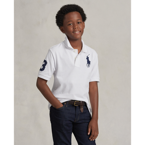 Big Pony Cotton Mesh Polo Shirt