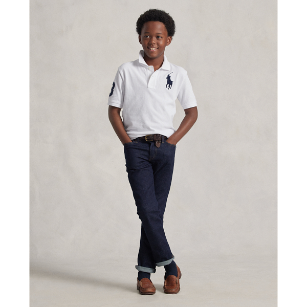 Boys 8-18 Big Pony Cotton Mesh Polo Shirt 4