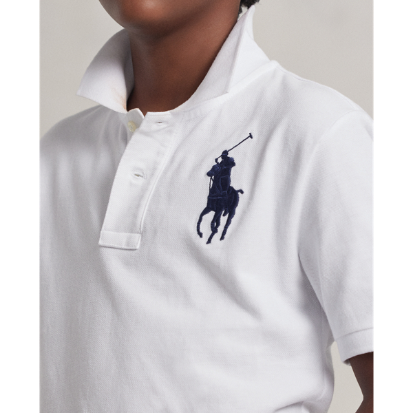 Big Pony Cotton Mesh Polo Shirt