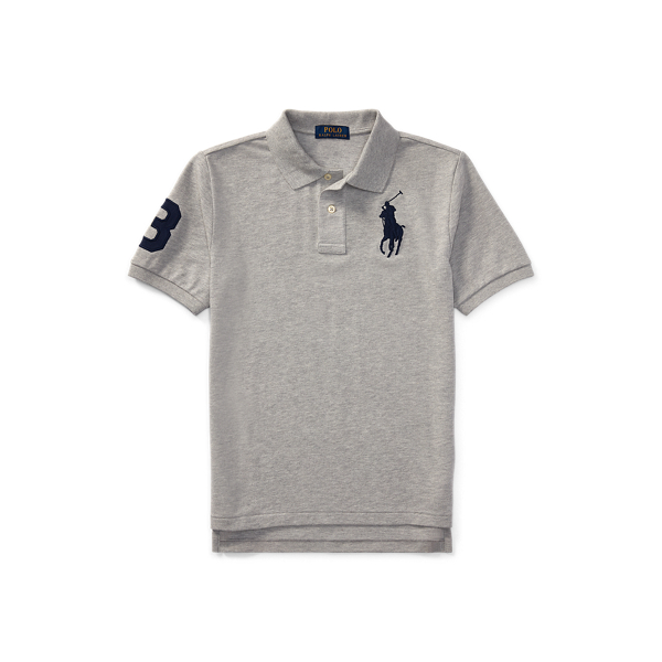 Big Pony Cotton Mesh Polo Shirt