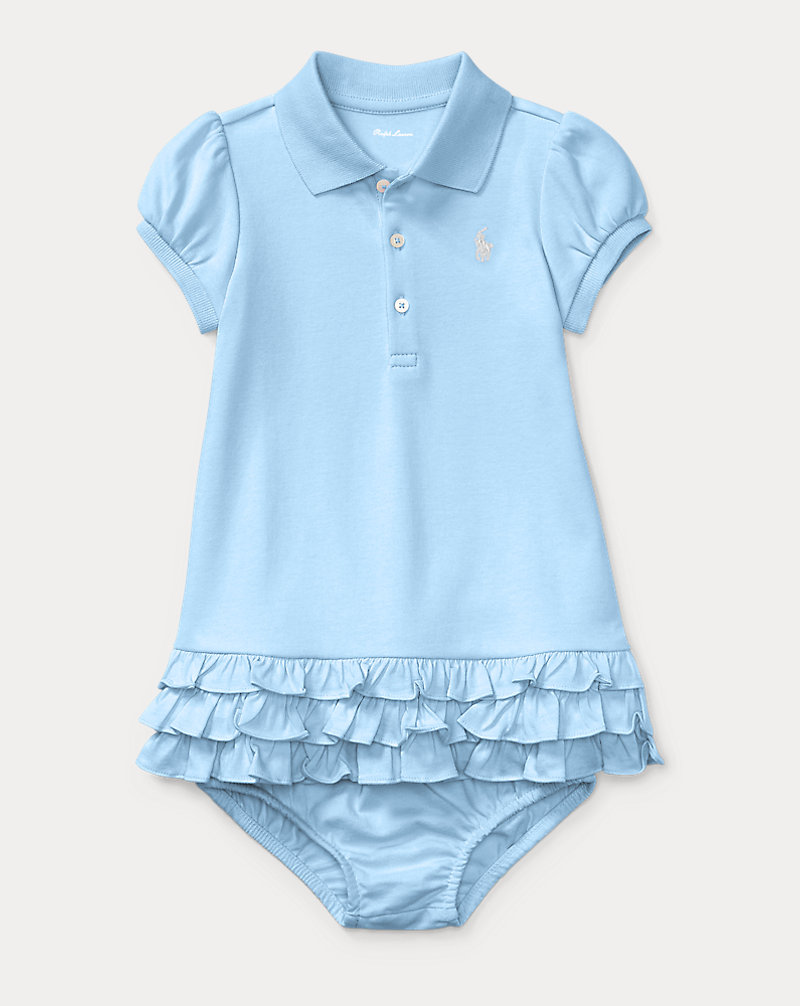 Ruffled Polo Dress & Bloomer Baby Girl 1
