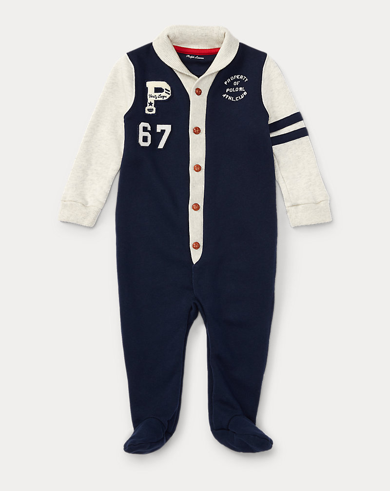 Cotton French Terry Coverall Baby Boy 1