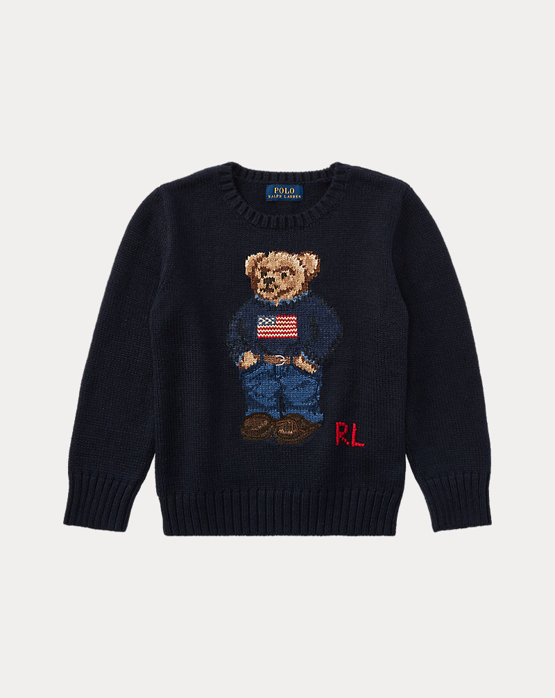 Polo Bear Cotton Sweater Boys 2-7 1