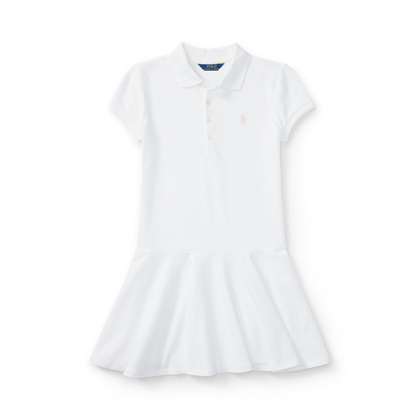 Mesh Polo-jurk met stretch