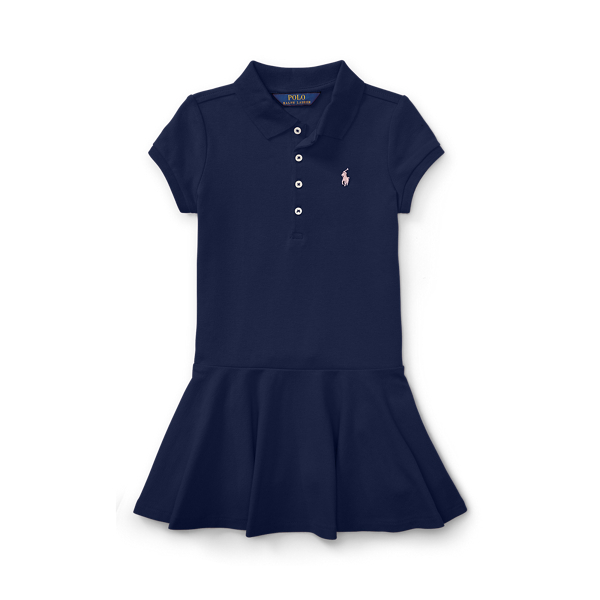 Stretch Mesh Polo Dress GIRLS 1.5–6.5 YEARS 1