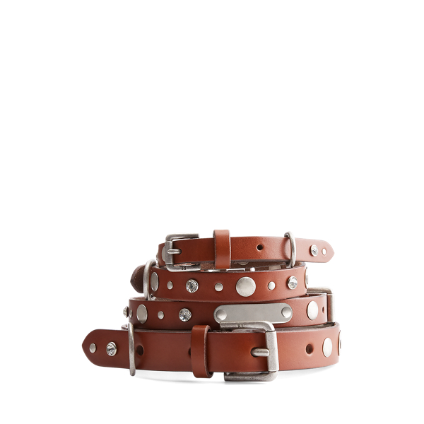 Wylie Leather Dog Collar Ralph Lauren Pet 1