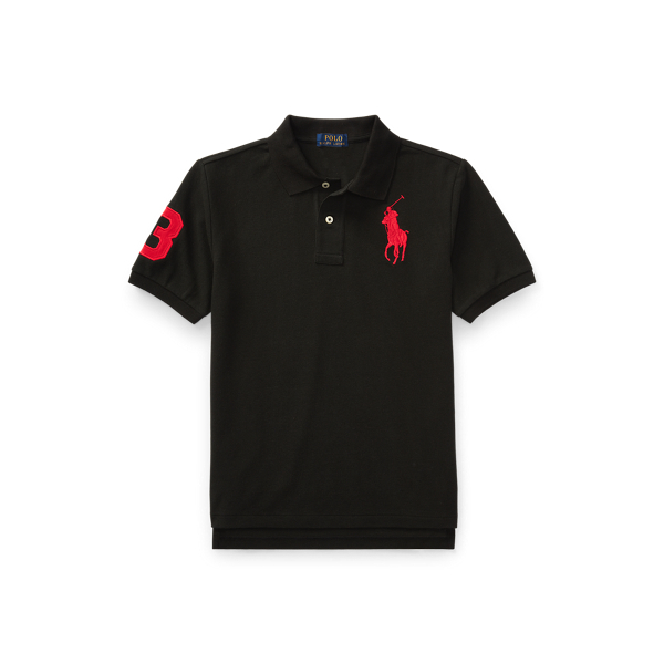 Polo Ralph Lauren Big Boys 8-20 Short Sleeve Basic Mesh Big Pony Player  Polo Shirt