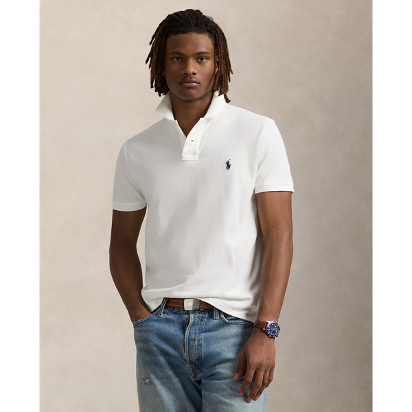 Slim Fit Mesh Polo Shirt