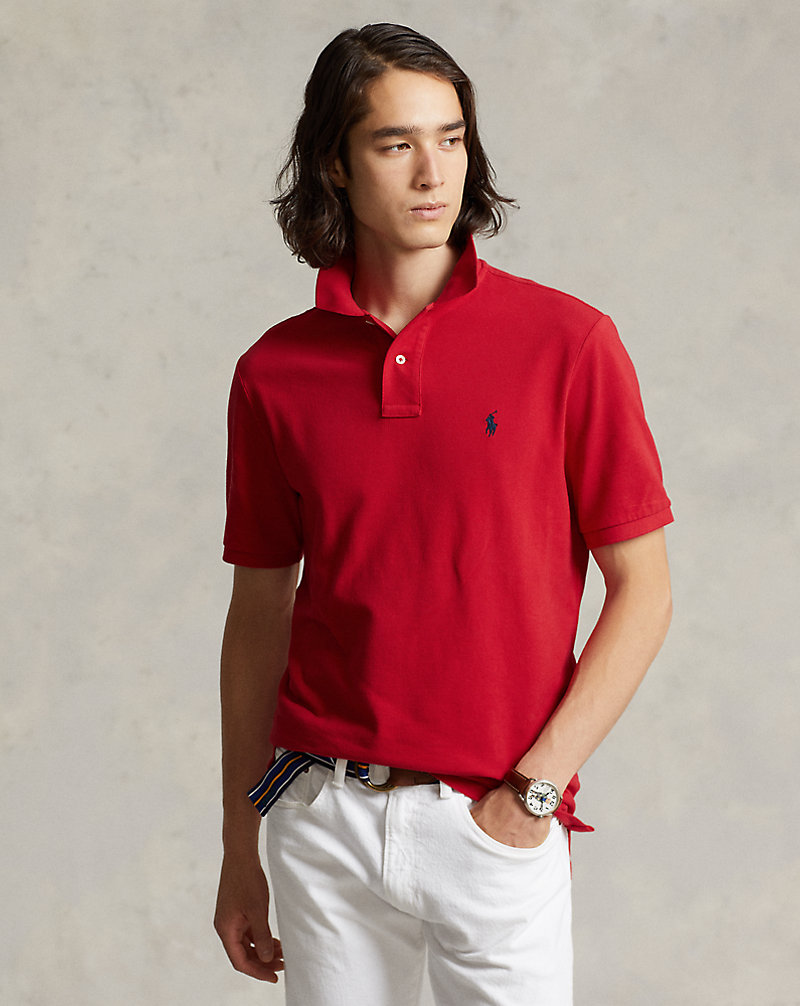 Slim Fit Mesh Polo Shirt Polo Ralph Lauren 1