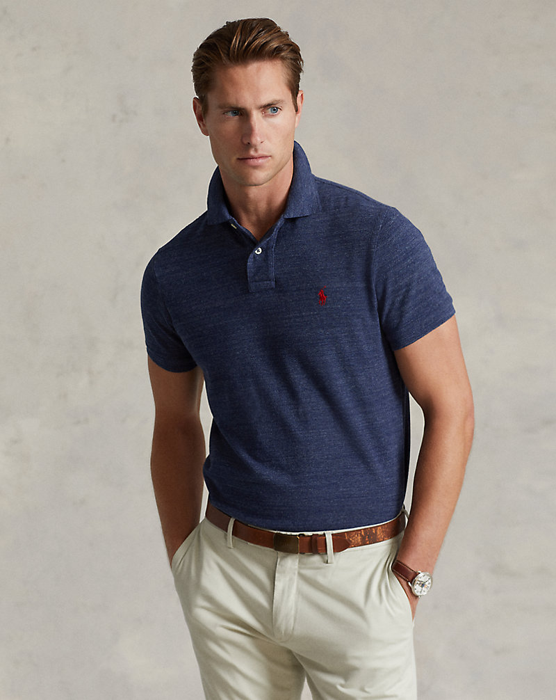 Slim Fit Mesh Polo Shirt Polo Ralph Lauren 1