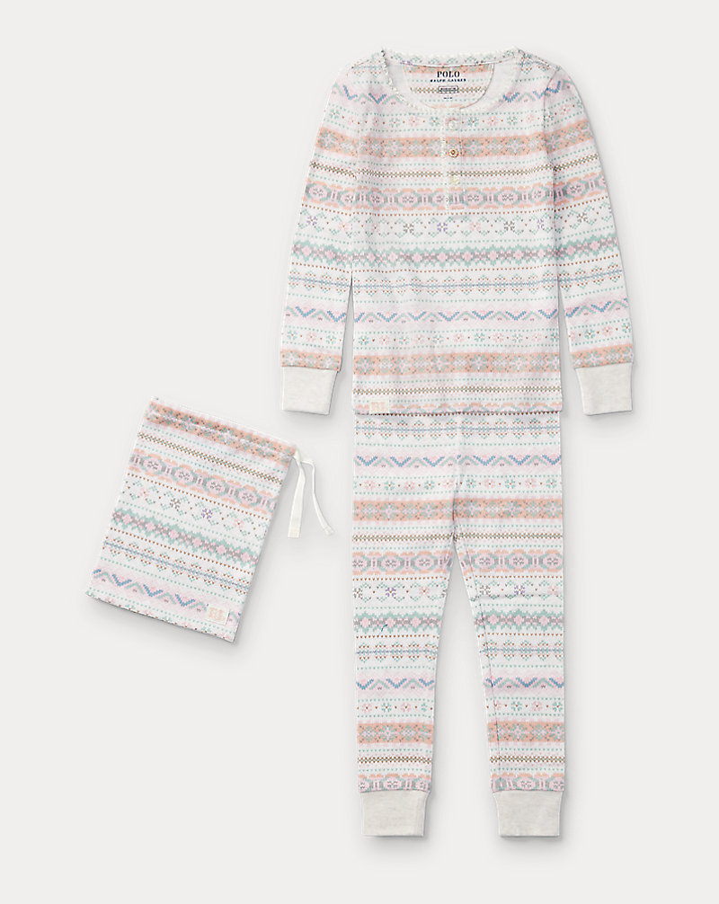 Fair Isle Cotton Pajama Set Girls 2-6x 1