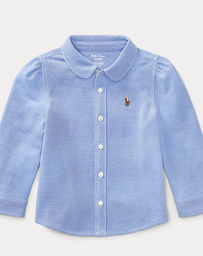 Cotton Oxford Shirt Baby Girl 1