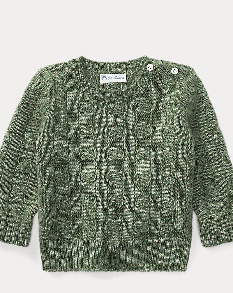 Cable-Knit Cashmere Sweater Baby 1