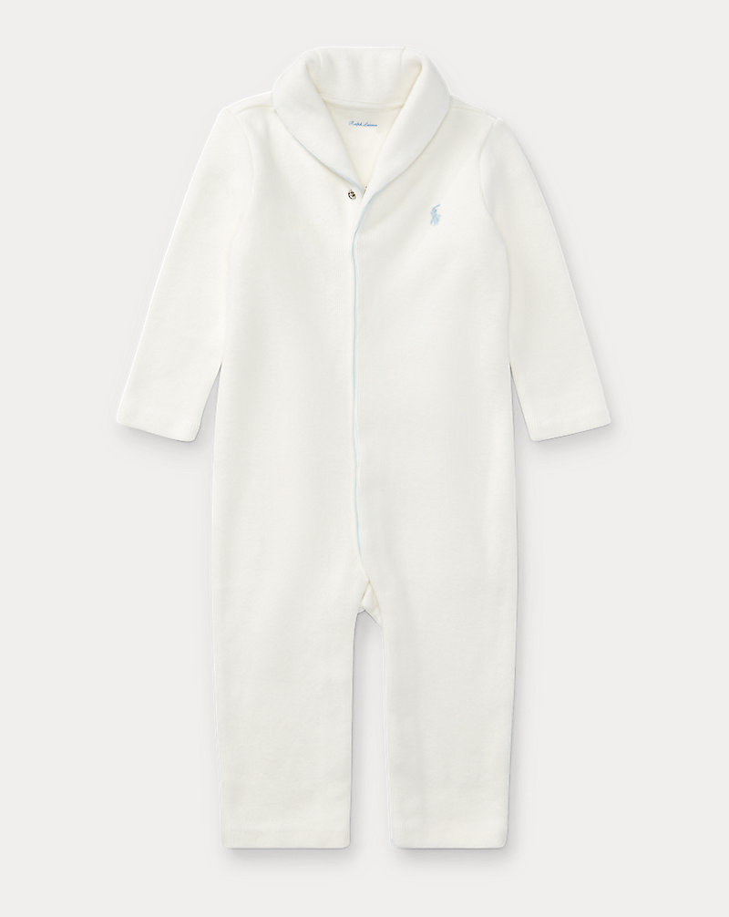 French-Rib Cotton Coverall Baby Boy 1