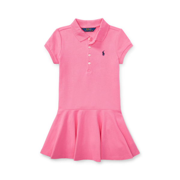 Short-Sleeve Polo Dress Girls 2-6x 1