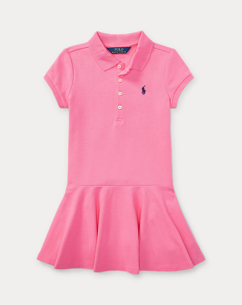 Short-Sleeve Polo Dress Girls 2-6x 1