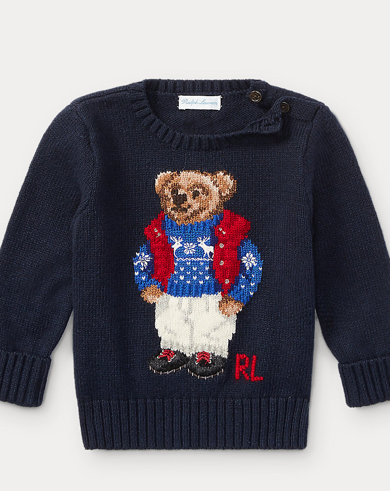 Polo Bear Cotton Sweater Baby Boy 1