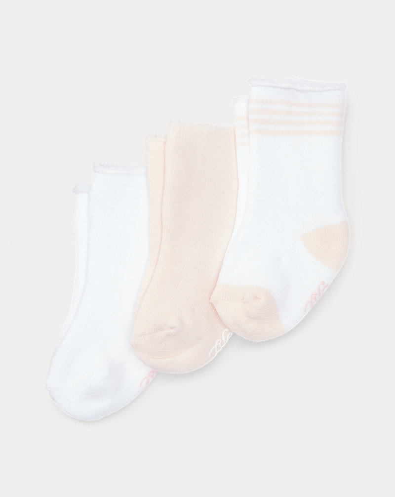 Patterned Sock 3-Pack Baby Girl 1
