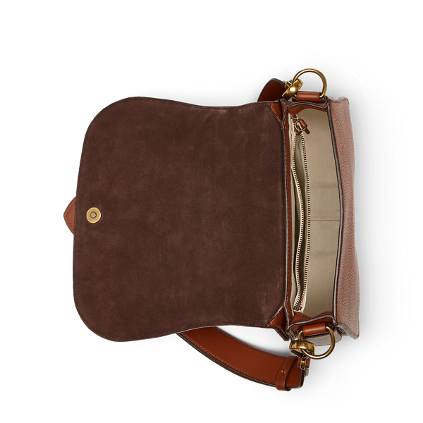 Leather Large Lennox Bag for Women Ralph Lauren PK