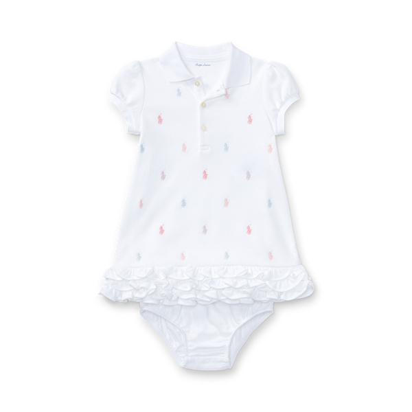 Beer Price cut collision Ruffled Polo Dress & Bloomer for Baby | Ralph Lauren® UK