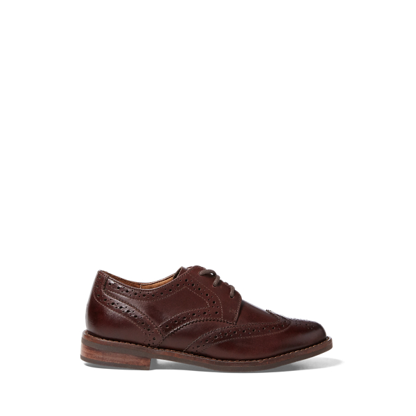 Leather Wingtip Oxford Shoe Child 1
