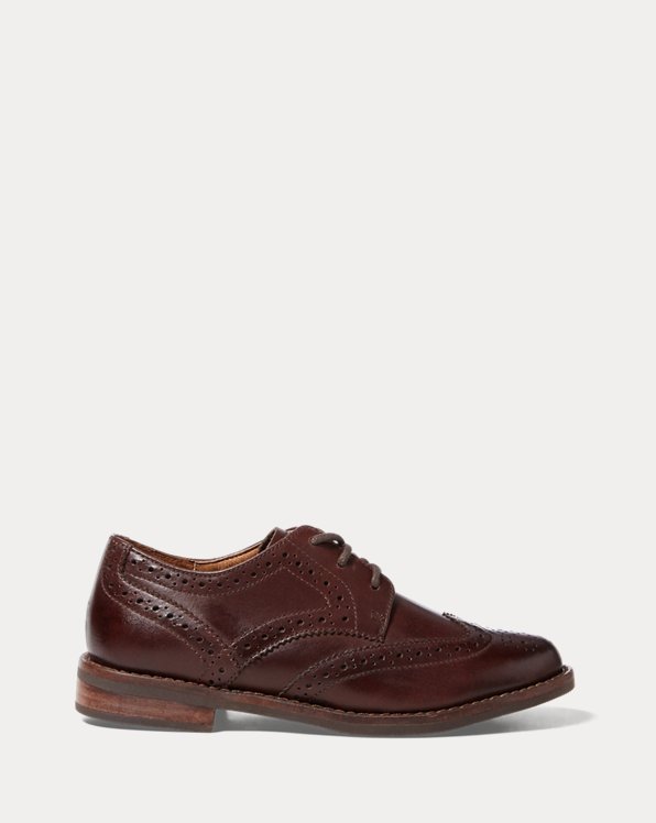 Chaussures Oxford à bout golf cuir