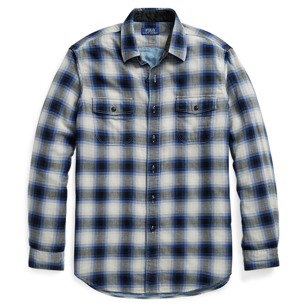 ralph lauren men's flannel shirts