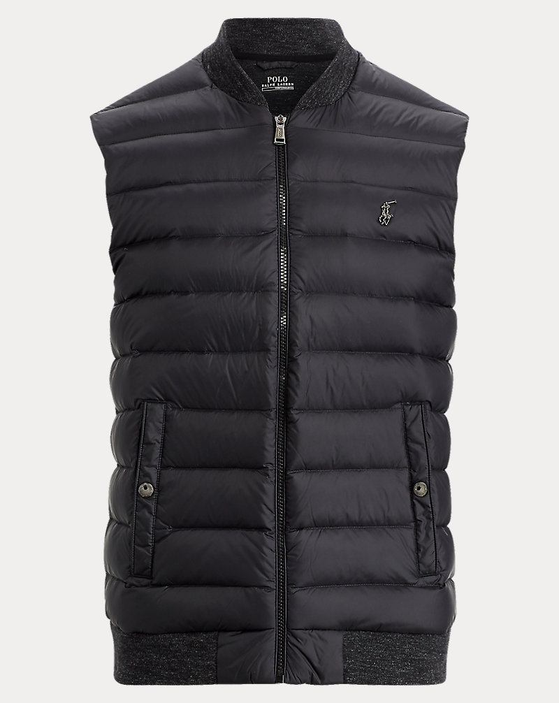 Down-Panel Double-Knit Vest Big & Tall 1