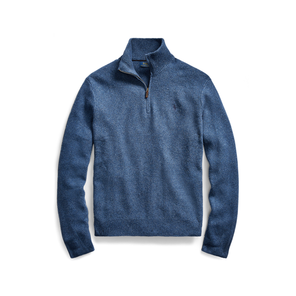 Tussah Silk Half-Zip Sweater Polo Ralph Lauren 1
