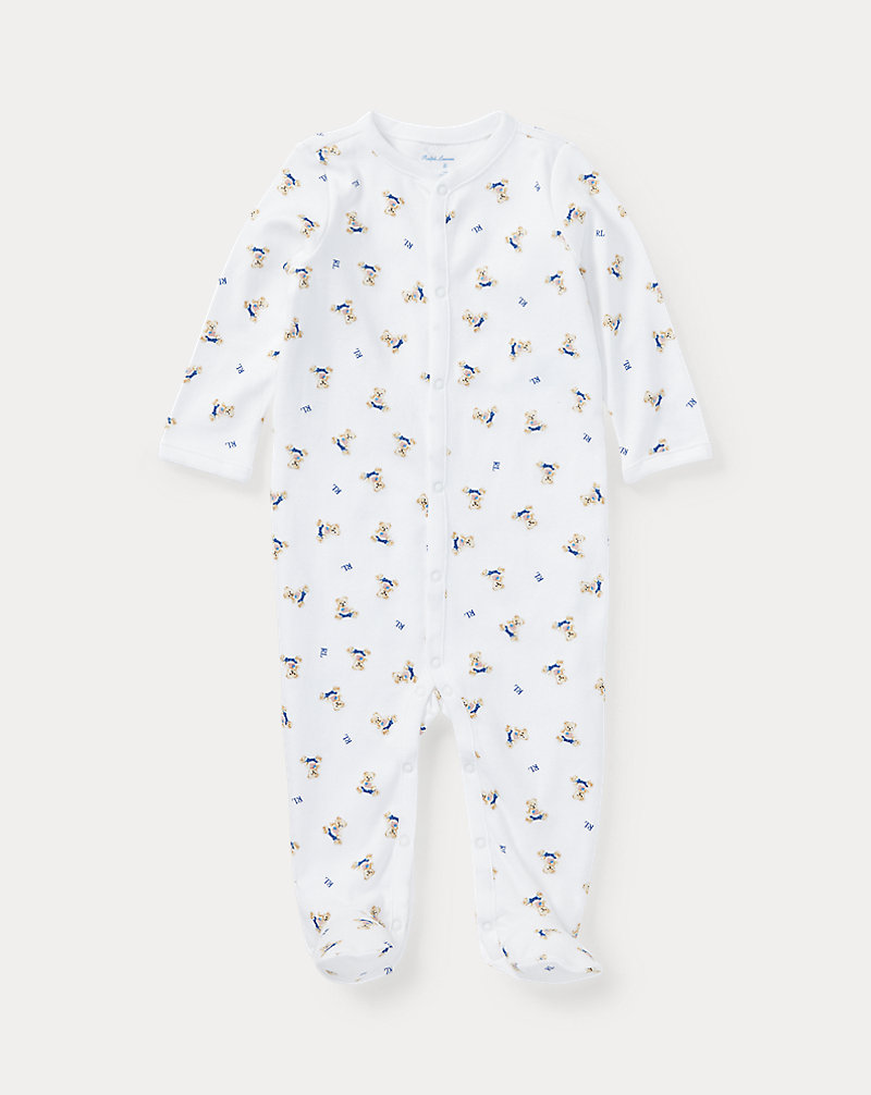 Babygrow Polo Bear em algodão Bebé (menino) 1
