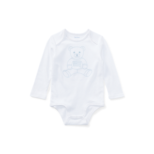Polo Bear Cotton Interlock Bodysuit Baby Boy 1