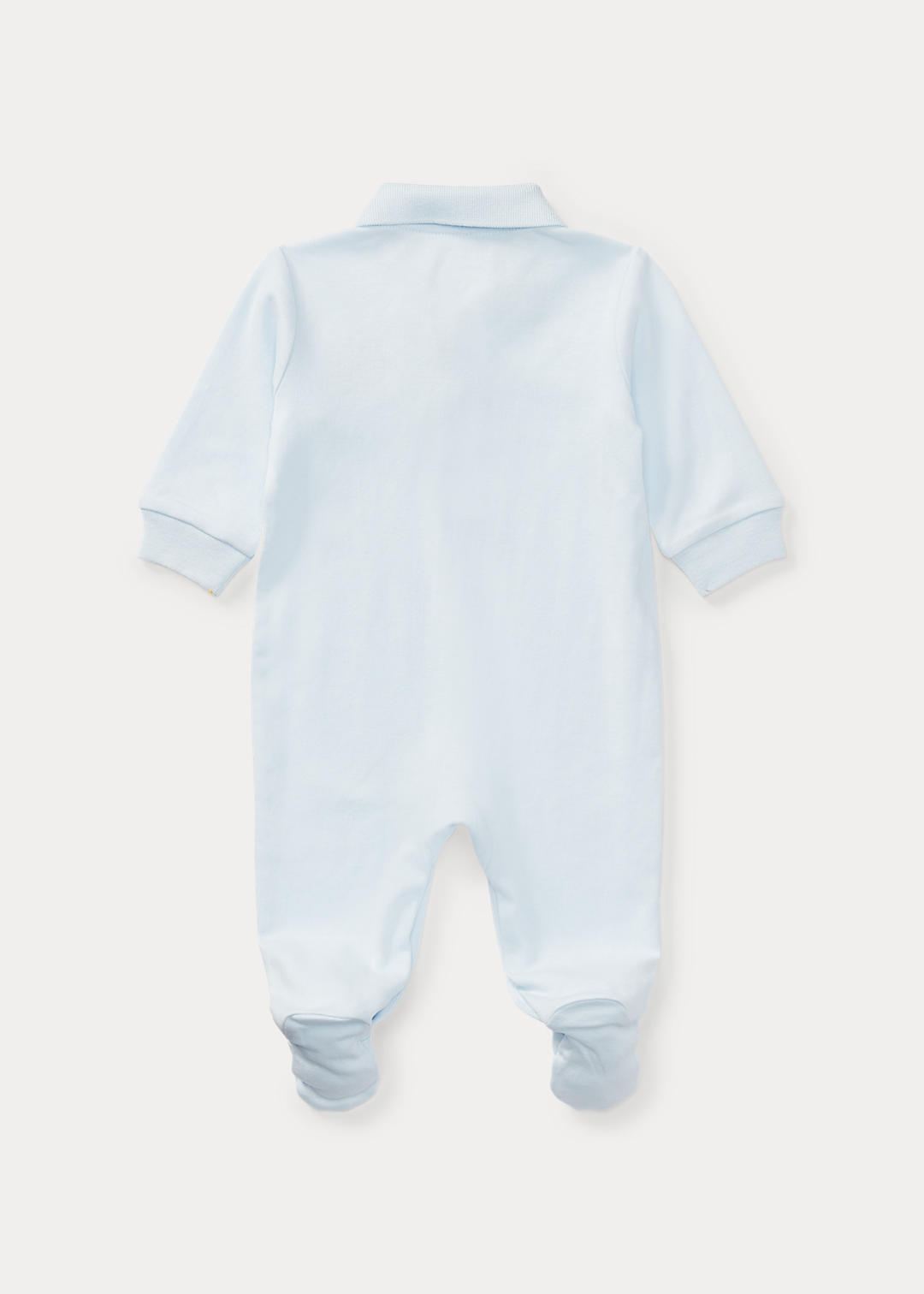 Baby Boy Polo Bear Cotton Coverall 2