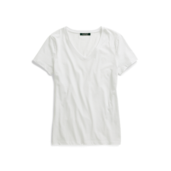 Jacquard V-Neck Sleep T-Shirt Lauren 1