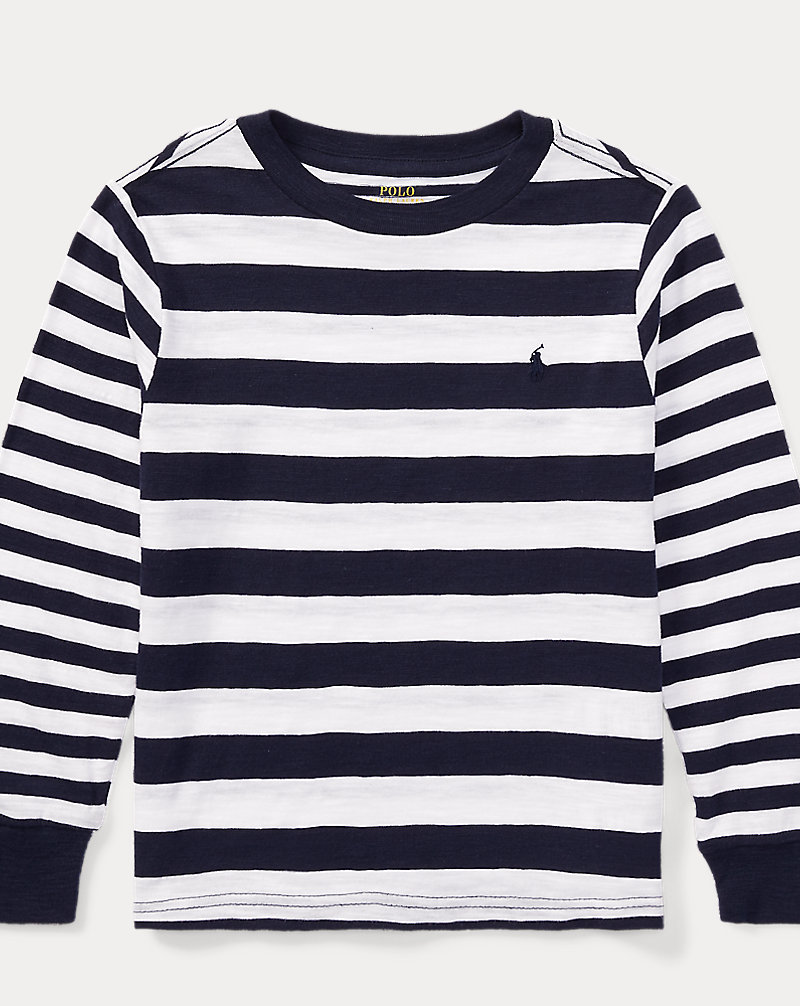Striped Cotton Jersey T-Shirt Boys 2-7 1