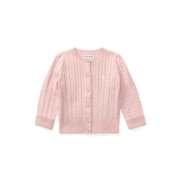 Mini-Cable Cotton Cardigan Baby Girl 1