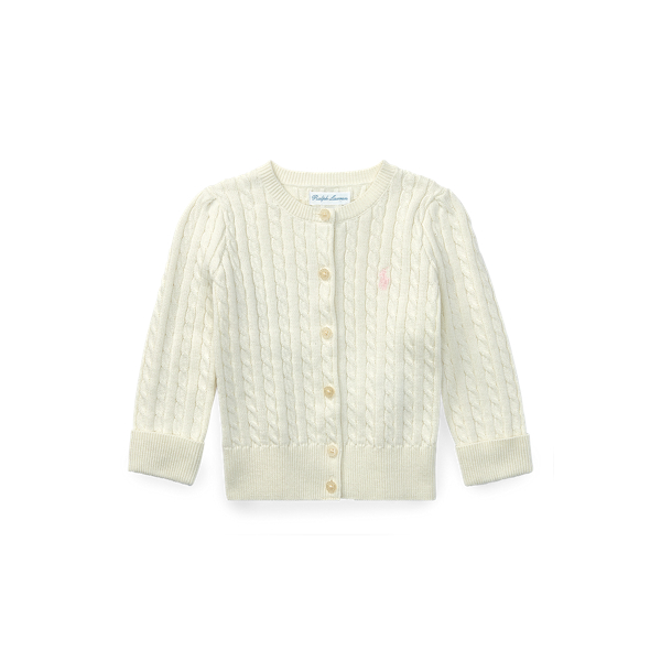 Mini-Cable Cotton Cardigan Baby Girl 1