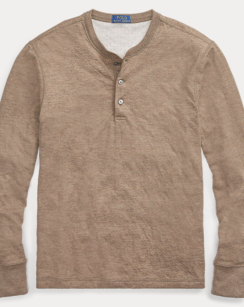 Cotton-Blend Henley Shirt Polo Ralph Lauren 1