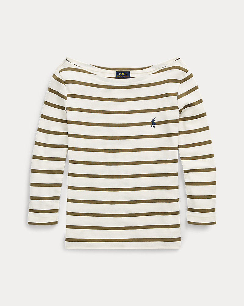 Striped Cotton T-Shirt Polo Ralph Lauren 1