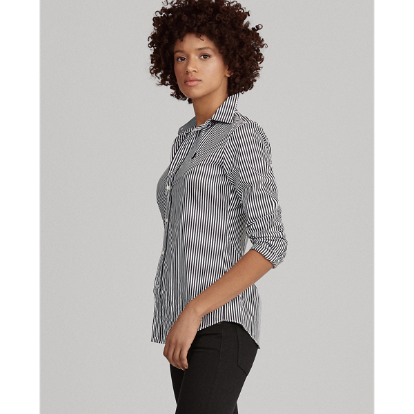 Chemise grossesse en coton rayée - Beige - Maternité - Femme - 18.00