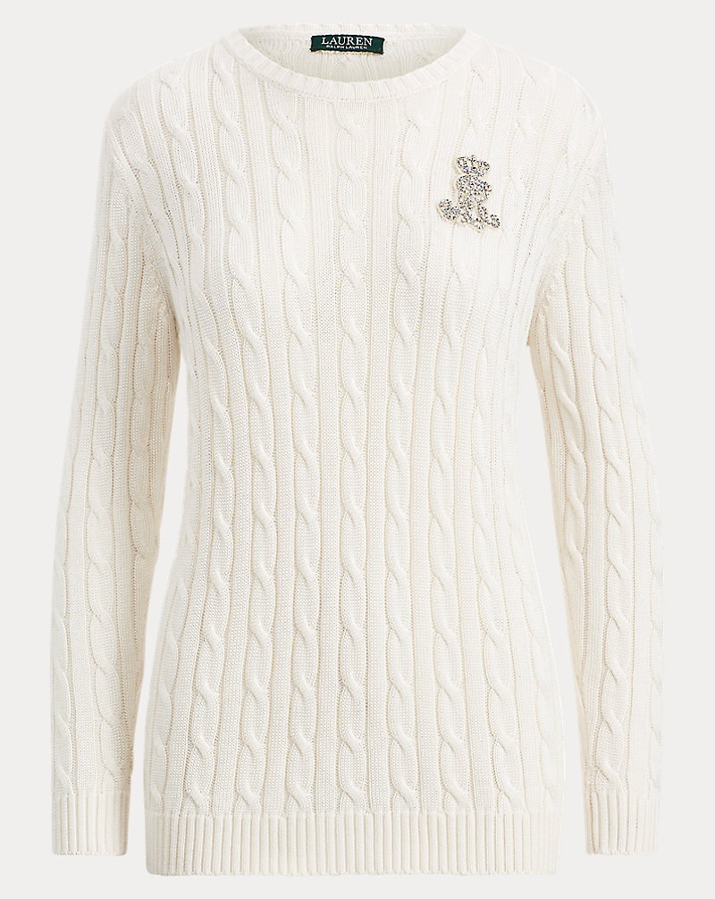 Crest Cable-Knit Sweater Lauren 1