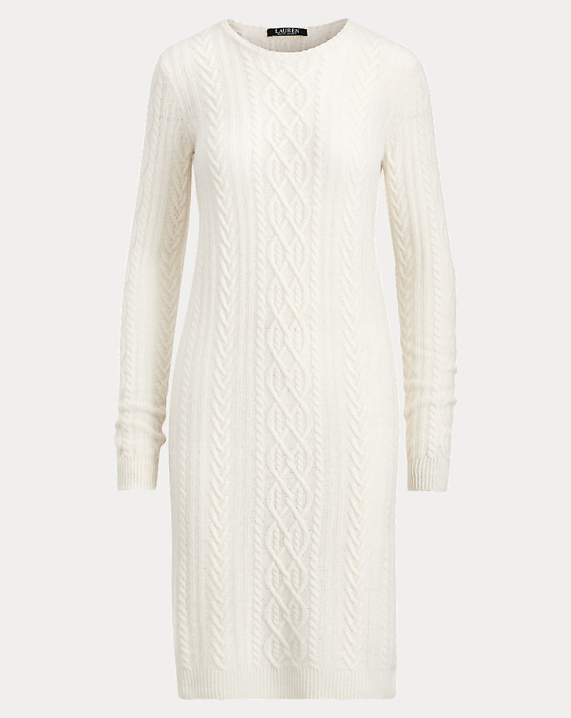 Wool-Cashmere Sweater Dress Lauren 1