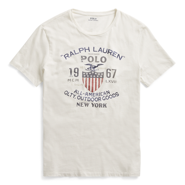 Custom Fit Cotton T-Shirt Polo Ralph Lauren 1