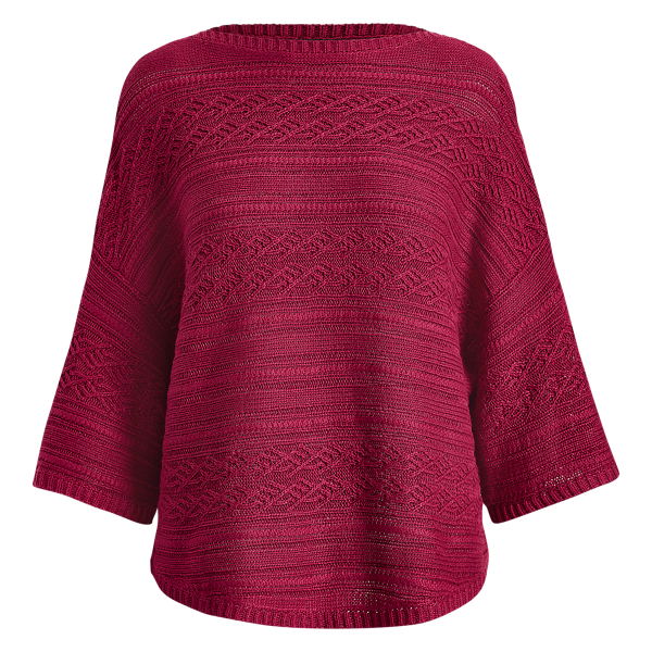 Raglan Cable-Knit Sweater Lauren 1