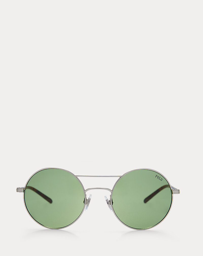 Double-Bridge Round Sunglasses Polo Ralph Lauren 1