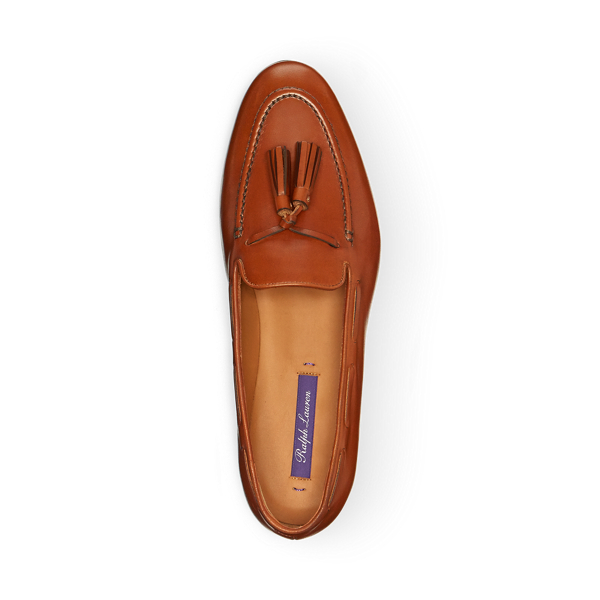 Ralph Lauren Collection Quillis Calfskin Tasseled Loafer 4