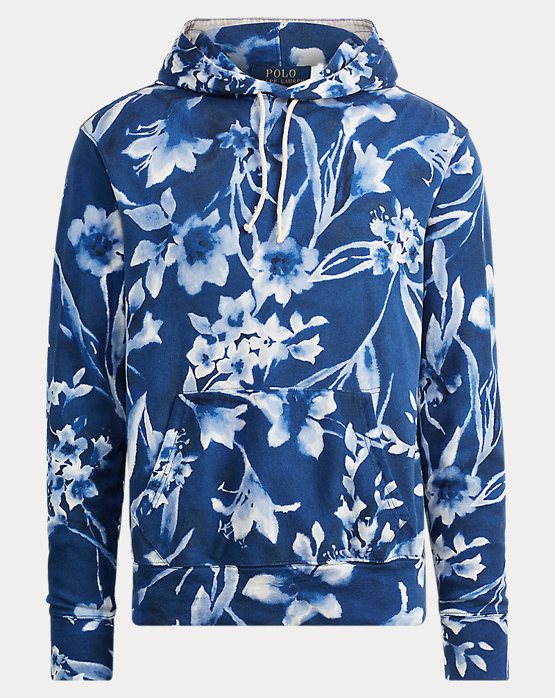 Floral Cotton Spa Terry Hoodie Big & Tall 1